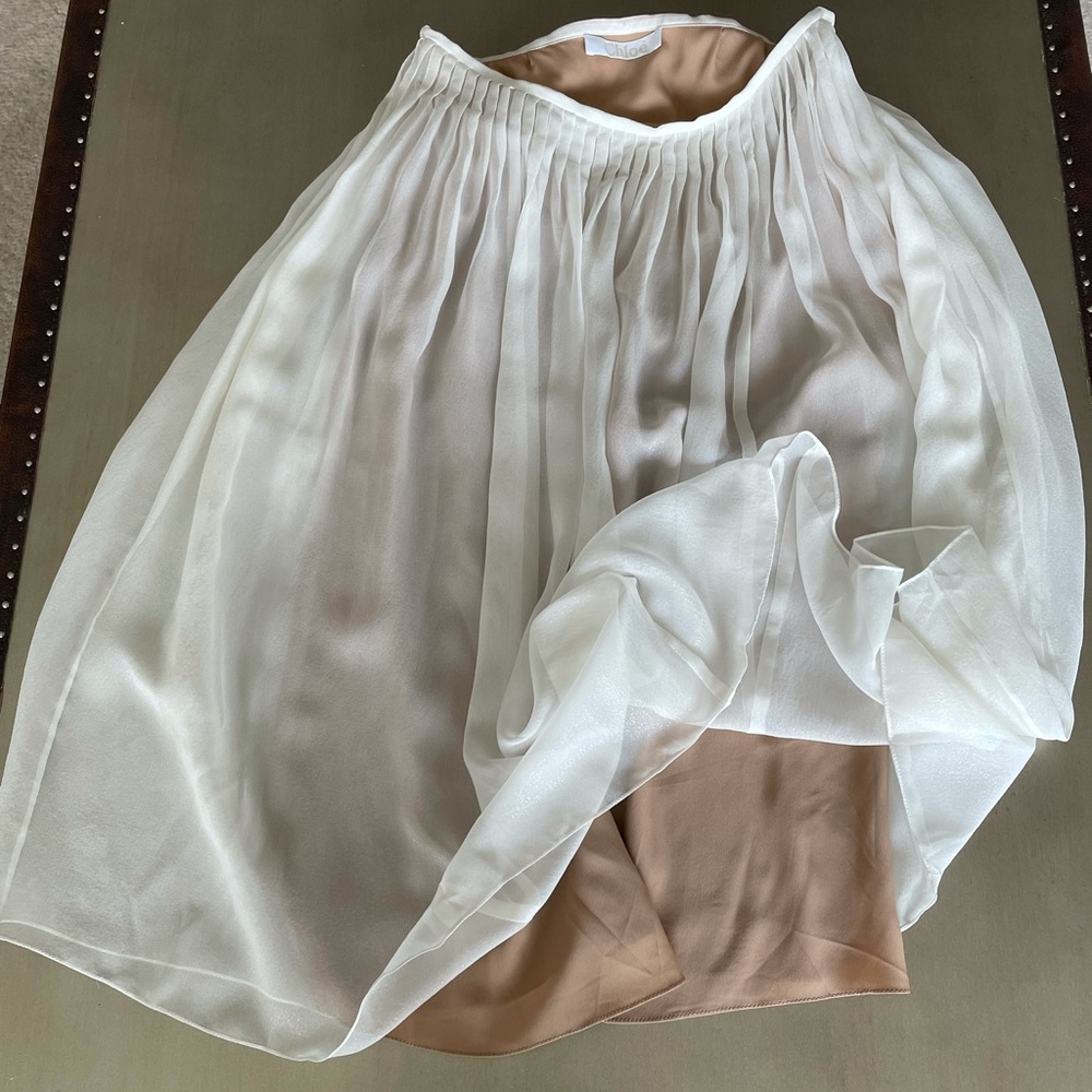 BRAND NEW: MIDI SILK CHLOE SKIRT